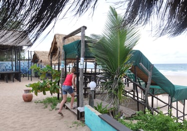 Fatima's restaurant, tofo beach, Praia do tofo, Mozambique