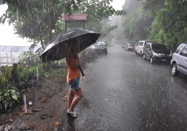 rain storm in indonesia