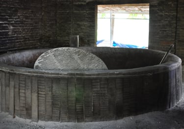 Lime shell plant in Kochi, Kerala, India