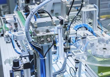 Pneumatic System, from air cylinders to pneumatic valves