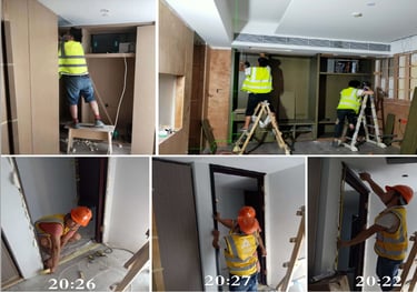 furniture fitment installation