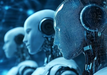 Robots en fila