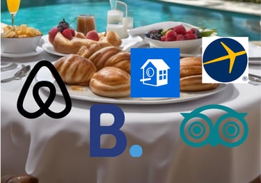 petit dej au bord de la pisicne