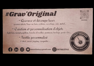 les différents services proposés par grav'original