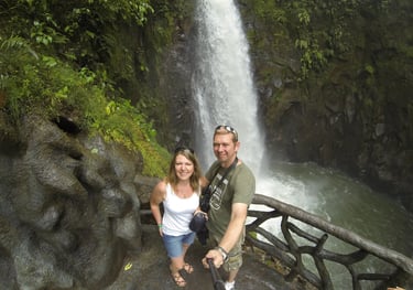 costa rica waterfall