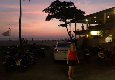 sunset at Vijay beach, Alappuzha, Kerala, Indiaish free beac