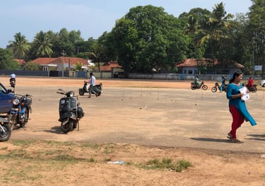 driving school at Alappuzha Lighthouse, Alappuzha, Kerala, India