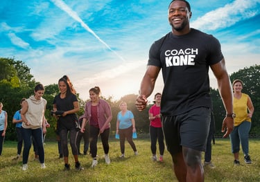Coach Kone en coaching de groupe