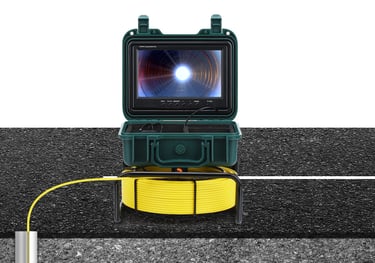 une camera d'inspection des reseaux d'assainissement