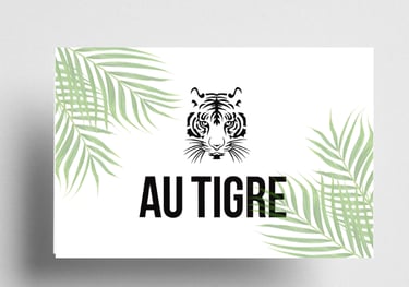 Carte de visite - Au tigre
