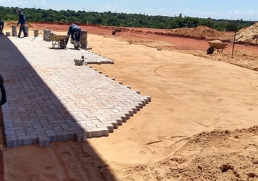 Assentamento de Piso Intertravado