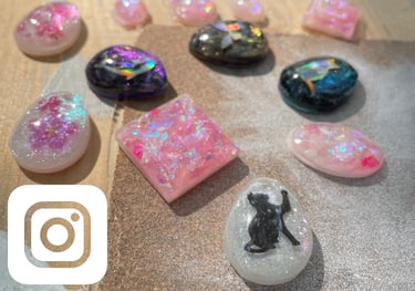 Resin stones on Sandpaper