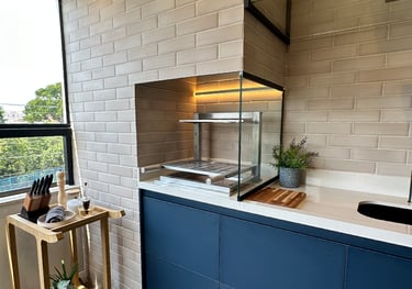 área gourmet de alta qualidade construída em São Paulo