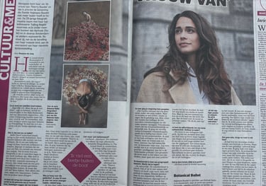 De Telegraaf newspaper interview with Davide Heijmans