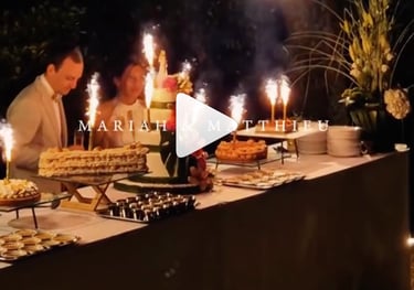 Wedding at the Prieure castle, near Paris, France