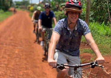 The Jinja Village bike tour in Bujagali