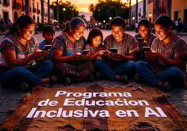 a group of people sitting on a sidewalk