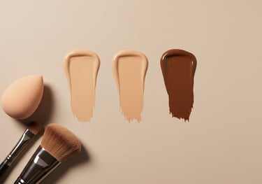 a variety of makeup brushes and makeup brushes on a table