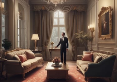 white and black abstract painting