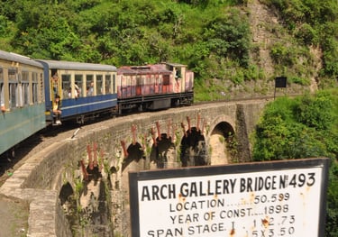 Kalka - Shimla Toy train, Shimla, Himachal Pradesh, India