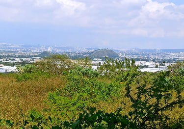 vista panoramica desde terreno en valle dorado corregidora qro
