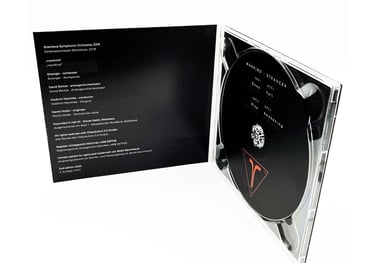 a cd case with a cd of the mankind symphonie by stranger