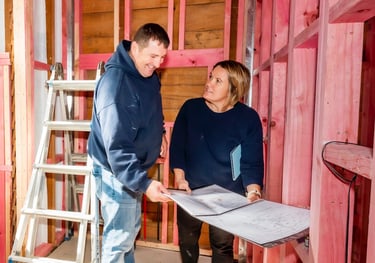 Amanda and Bryce from Qualitas Builders in Auckland