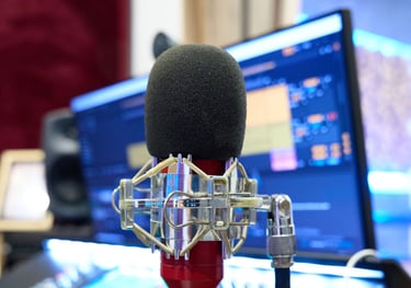 micrófono condensador producción y grabación monochrome records