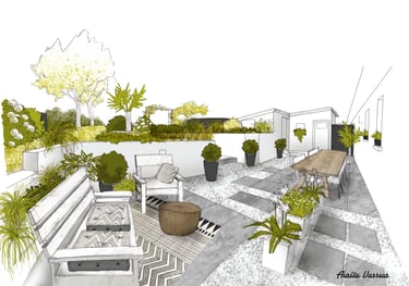 Illustration de jardin