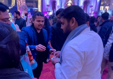 Dheeraj is the best wedding magician in Delhi India