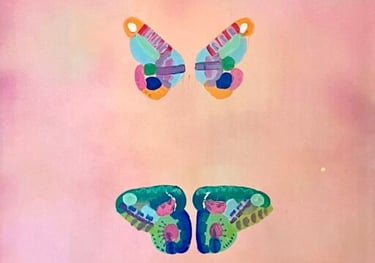 sus manos sobre mi pecho