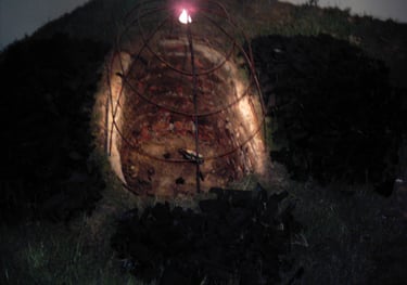 Another installation: Reconstruction of Two Versions of Holes-Goethe Institute in Alexandria 2007