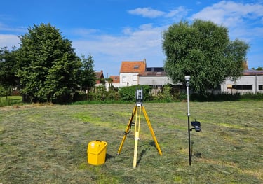 GNSS en totaalstation.