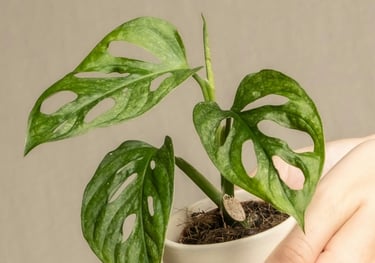 Monstera adansonii variegata European mint