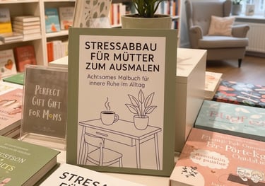Achtsames Malbuch für Mütter zum Stressabbau
