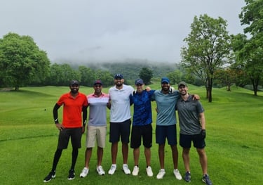 Guys on a golf holiday in Thailand curated by Francesco Luxury Travels Villas Weddings