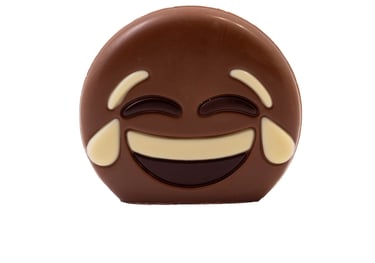 Chocolade emoji lach
