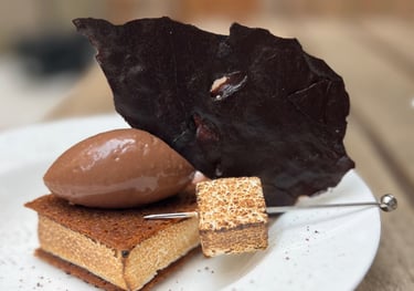 s'mores dessert plated 