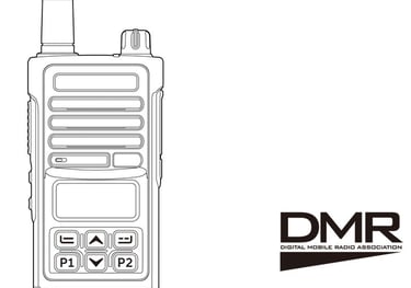 DMR Radio Handheld Type with Digital mode