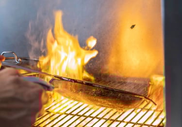 fuoco brace griglia losko ristorante