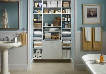 Luxury home organization and custom closet design in South Florida.