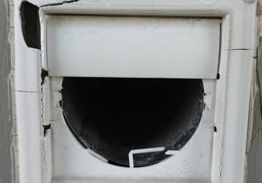 Replace exterior wall vent cover on Bonita Beach