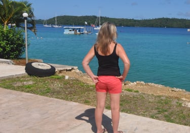 The bay at Neifau, Vava'u, The Kingdom of Tonga
