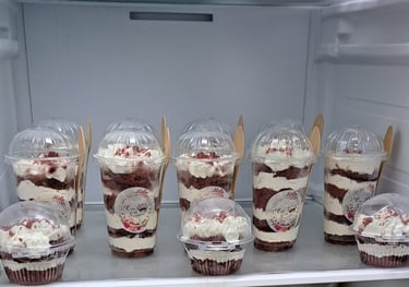 Red Velvet Cream Cheese Jar