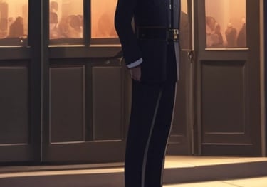 Porteiro da Venerra Facilities na entrada de condomínio de alto padrão em São Paulo