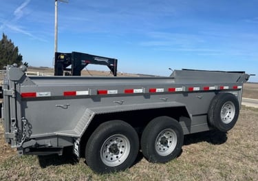 Travalong dump trailer