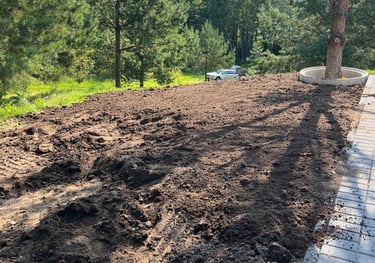 Atliekami sklypo lyginimo (planiravimo) darbai