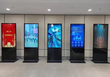 CLARATECH VERTICAL ADVERTISING MACHINE AT OFFICE 