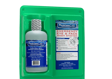 Single Bottle Eyewash Station