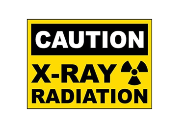 Bundle - Safety and Warning & Warehouse Signs Stickers - Caution X-Ray Radiation Sign